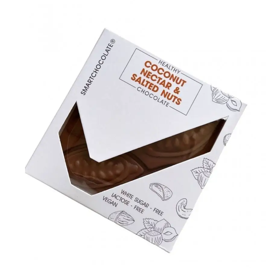 Шоколад Кокосовий нектар - Солоні горіхи Smartchocolate AUGUST, 75 г