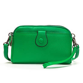 Сумка клатч жіноча шкіряна ALEX RAI 88085 l.green
