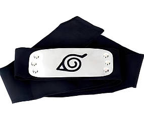 Пов'язка Наруто RESTEQ із символом Конохи - бандана Naruto 95 х 5 см, аксесуар для косплею та шанувальників аніме