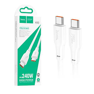 Кабель TypeC - TypeC Hoco X93 Force (240W) 1м