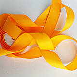 Репсова стрічка No 25 оранжевий завширшки 2,5 см, фото 3