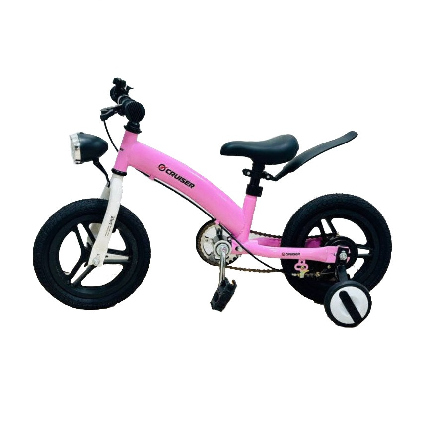 Дитячий велосипед Crussier SWITCH BIKE 12 дюймів карбонова рама знімні страхувальні колеса дискові, фото 1