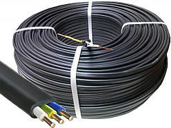 Кабель мідний ВВГ-нг П 3х2.5 плоский моноліт, трижильний Одеса ГОСТ (кратно 100м)