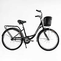 Велосипед міський Corso «TRAVEL» 26`` TL-26207 + КОШИК
