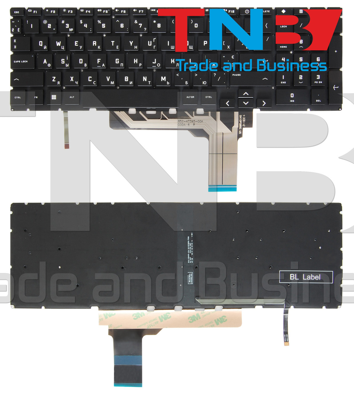 Клавіатура HP AEX8K0101010900B9 V181646BS1 СЕРАЯ з підсвічуванням RUUS