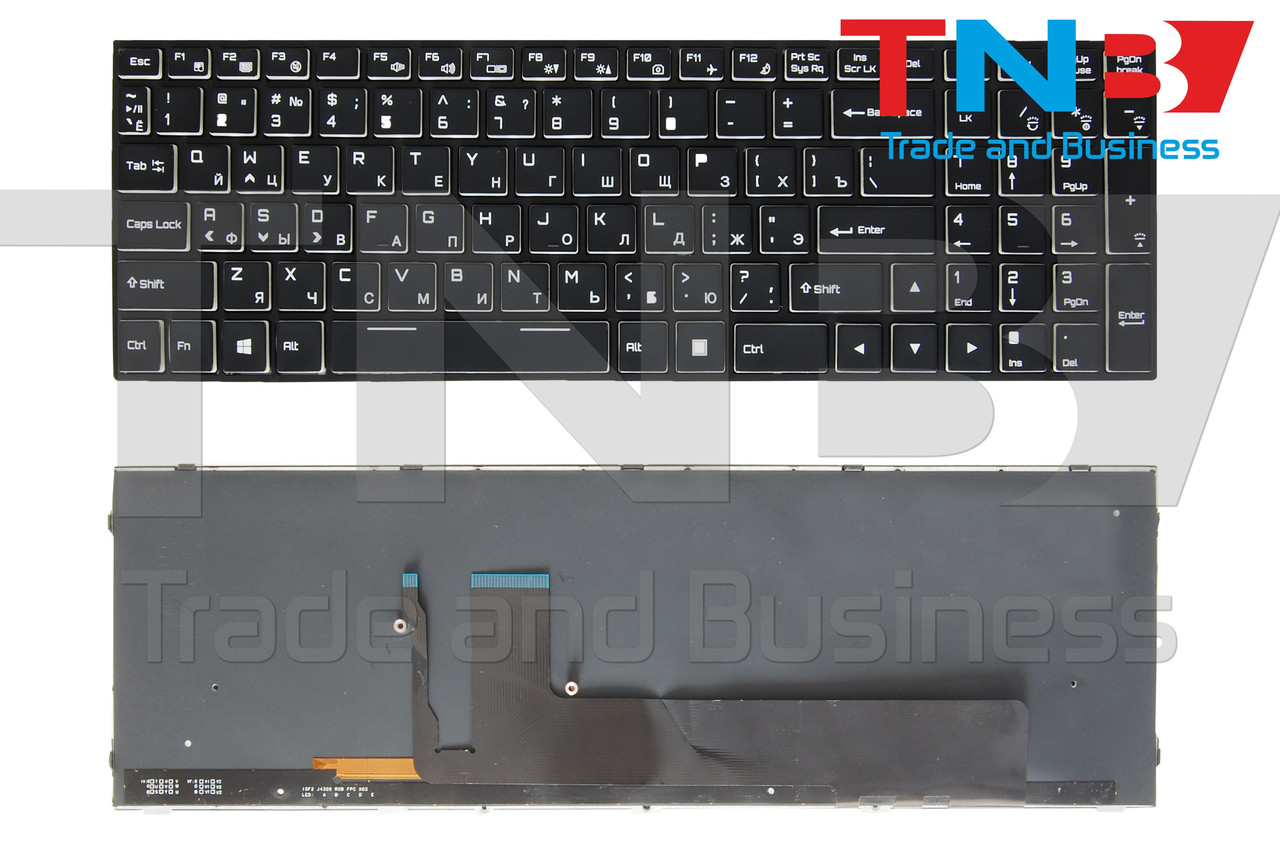 Клавіатура MEDION ERAZER MD60292 MD60291 MD60255 MD60379 Черная з підсвічуванням RGB RUUS ОРИГІНАЛ