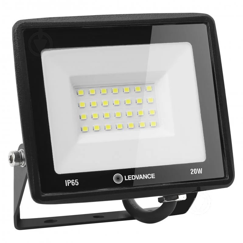 LED прожектор Ledvance FL ECO 20W 765 230V BK Floodlight 4099854230417, фото 1