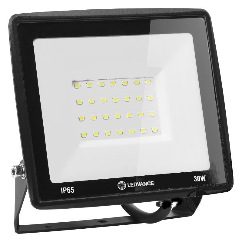 LED прожектор Ledvance FL ECO 30W 765 230V BK Floodlight 4099854230479, фото 1