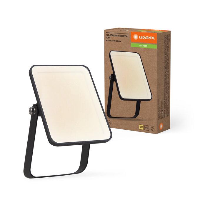 LED прожектор Ledvance FL ESSENTIAL 10W 840 BK Floodlight 4058075767935, фото 1