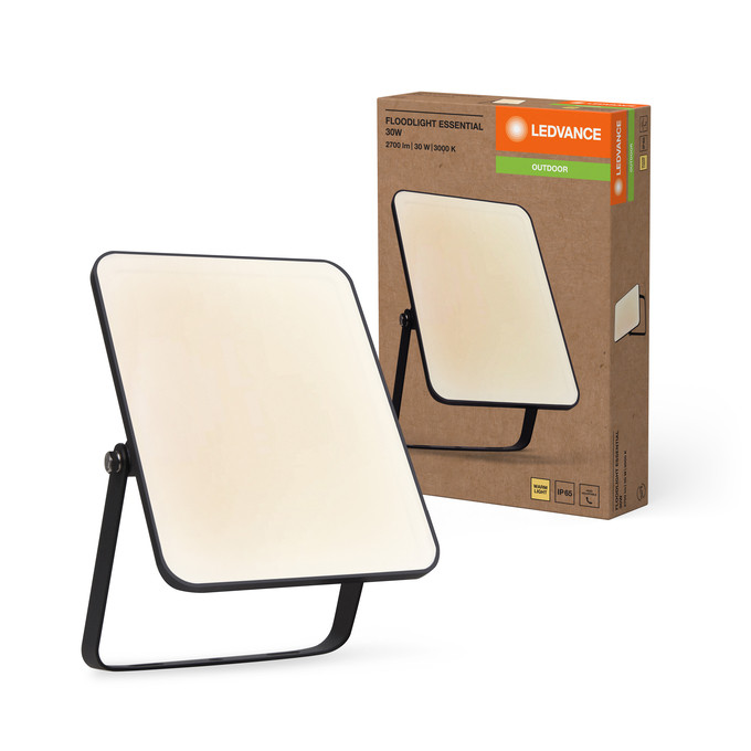 LED прожектор Ledvance FL ESSENTIAL 30W 840 BK Floodlight 4058075768079, фото 1