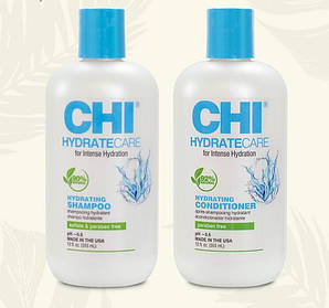 Набір CHI Hydrate Care для глибокого зволоження волосся  (шампунь 355 мл + кондиціонер 355 мл)