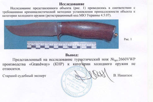 Ніж багатоцільовий із больстером Grand Way 2660 VWP, фото 3