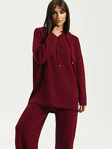 Теплий костюм жіночий брючний трикотажний осінній