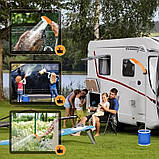 Портативний душ високого тиску з USB зарядкою, 2200 мАг, ґґ для кемпінгу, авто, саду, фото 3