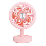 Настільний акумуляторний вентилятор YS-2282, 1200 мАг, 5 режимів, тихий, портативний, в асортименті, фото 2