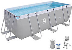 Прямокутний каркасний садовий басейн Avenli (400 × 200 × 99 см)