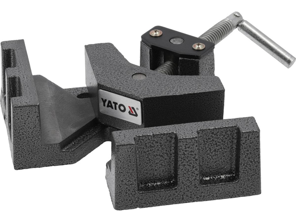 Лещата кутові 90° YATO 150х150 мм, h= 55 мм, розвід губок- 60 мм [5]