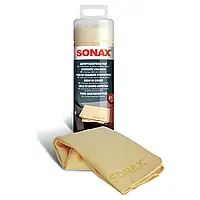 Серветка із синтетичної замші SONAX Autopflege Tuch PLUS (417700) у тубі 43х32см