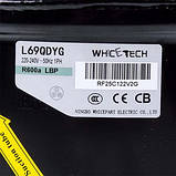 Компресор для холодильника WhiceTech L69QDYG R600a 130W (з пусковим реле), фото 3