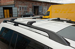 Перемички на рейлінги без ключа (2 шт) Чорний для Chevrolet Trailblazer 2002-2012 рр