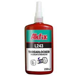 Фіксатор різьби для розбірних з&aposєднань Akfix L243 Threadlocker (середньої міцності) 50g синій