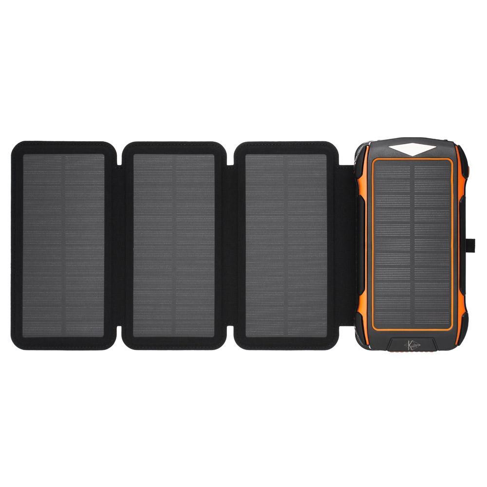 Павербанк 20000 mAh с солнечными панелями КВАНТ SC26/3
