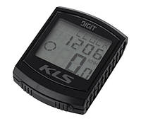 Велокомп'ютер дротовий KLS Digit сірий 9-функцій