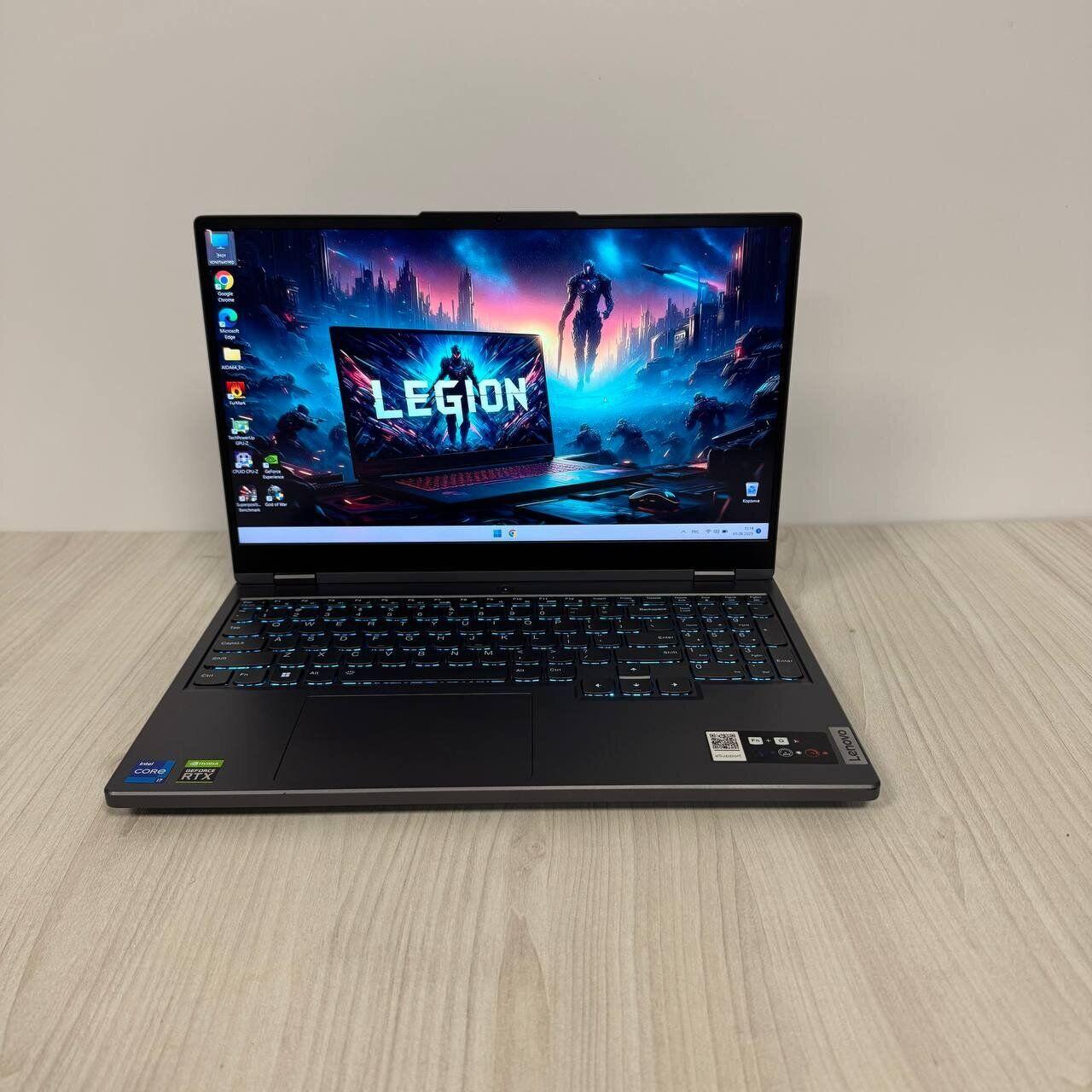 Б/в Ігровий ноутбук Б-клас Lenovo Legion 5 15IH7H 15.6" 1920x1080| i7-12700H| 16GB RAM| 1000GB SSD NVMe| RTX 3060 6GB
