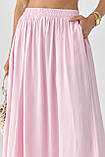 Жіноча пишна спідниця міді - рожевий цвет, L (є розміри), фото 4