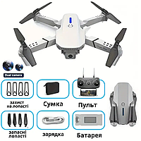 Квадрокоптер Міні-дрон з камерою 4K дитячий з захистом на лопасті літаючий дрон Wi Fi з запасними лопастями