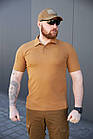 Футболка поло CoolPas Pique Military, койот