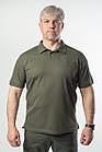 Футболка поло CoolPas Pique Military, олива