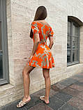 Плаття ISSA PLUS 14746 S жовтогарячий, фото 3