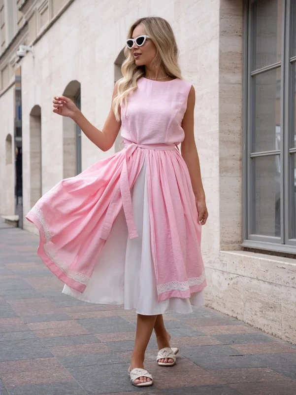 Плаття ISSA PLUS 14751 S рожевий, фото 1