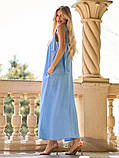 Плаття ISSA PLUS 15156 S блакитний, фото 2