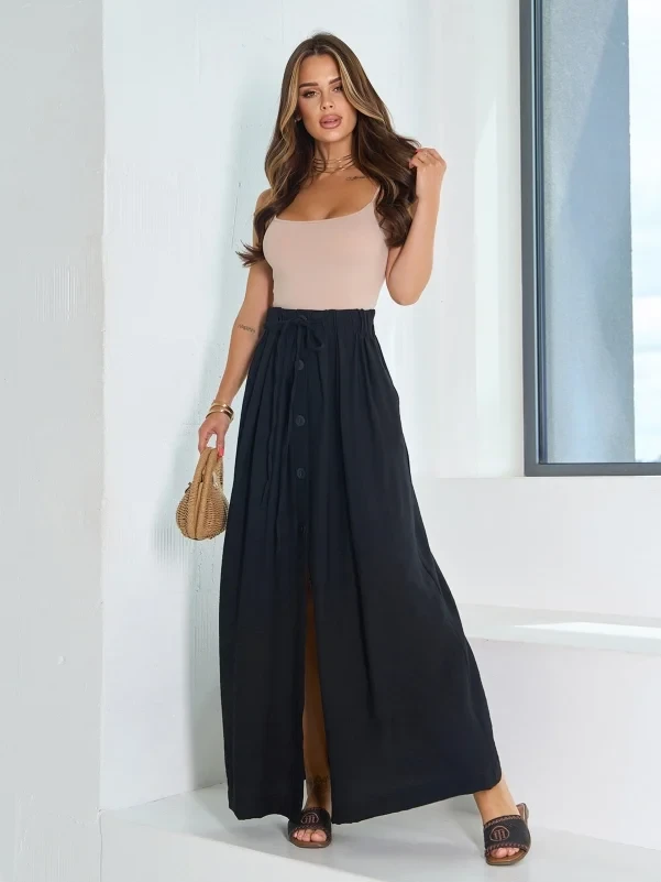 Спідниці ISSA PLUS 15192 S чорний, фото 1