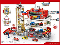 Гараж парковка для машинок з ліфтом, Паркінг гараж для машинок, Гараж з машинками і звуком мега парковка, Трек парковка гараж