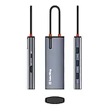 USB-хаб СolorWay (CW-HUB01) 5-in-1 Type-C PD 100W Gray, фото 8