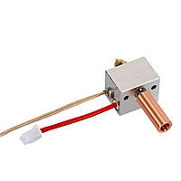 . Хотенд комплектний (Complete Hotend) для ELEGOO NEPTUNE 4/ 4 PRO, Нагрівач 50W, Термобар'єр біметаллтер, Сопло 0.4мм латунь