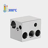 . Хотенд комплектний (Complete Hotend) для ELEGOO NEPTUNE 4/ 4 PRO, Нагрівач 50W, Термобар'єр біметаллтер, Сопло 0.4мм латунь, фото 5
