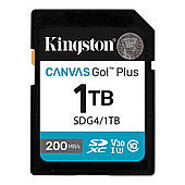 Карта пам'яті SDXC (UHS-1 U3) Kingston Canvas Go! Plus 1Tb class 10 A2 V30 (R200MB/s, W160MB/s)