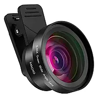 Макролінза для телефону, об'єктив для телефону, лінза 2 об'єктиву 0.45 lens AND HA-55