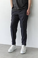 Брюки Мужские Вельветовые Темно-серые Классические С Карманами Удобные Элегантные Salex Штани Чоловічі