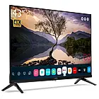 Телевізор Vinga S43UHD25BWEB Black 43, фото 4