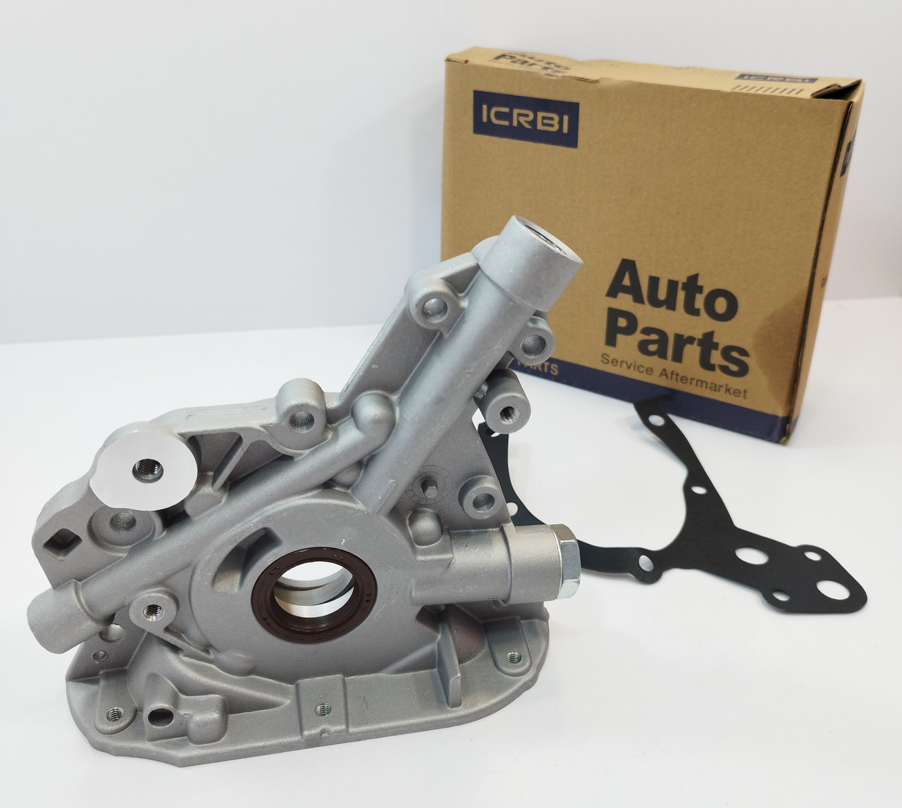 Насос масляний (+прокладка) Ланос, Авео, Лічетті CRB Корея, фото 1