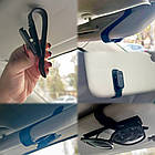 Тримач окулярів Hoco DCA49 на козирок в авто. Автомобільний тримач для окулярів у машину, фото 8
