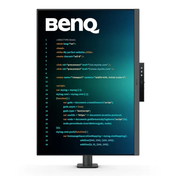 Монітор BenQ RD280UA Metallic Gray 28.2 (9H.LM2LJ.TBE), фото 1