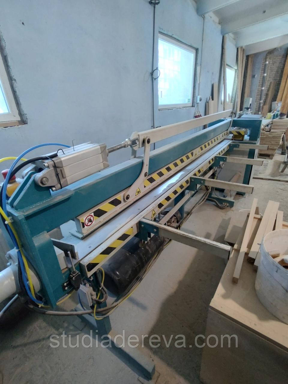 Лінія з продольного зрощення деревини Прес для зрощування по довжині та Шипорізний верстат