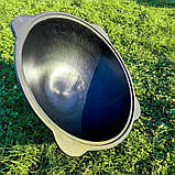 Чавунний казан з кришкою | Узбецький казан для плову, рагу та тушкування | Ø38 см | Товщина 5 мм, фото 4