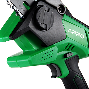 Міні-пила акумуляторна безключова 20В 4" APRO MS20 (895642) без АКБ, без ЗУ, фото 3